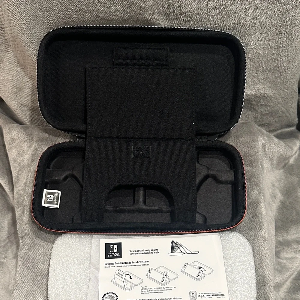 Nintendo Switch Black and Red Carrying Case